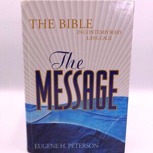 The Bible "The Message" Hardcover Book